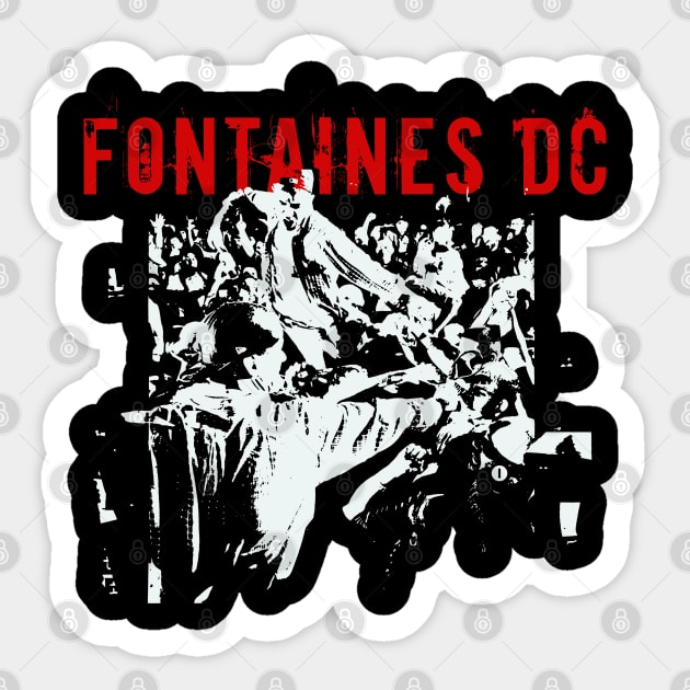 fontaines dc best perform Sticker by brdk visual